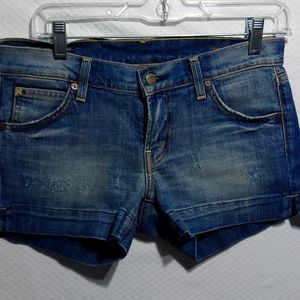 Citizens of humanity shorts blue jeans